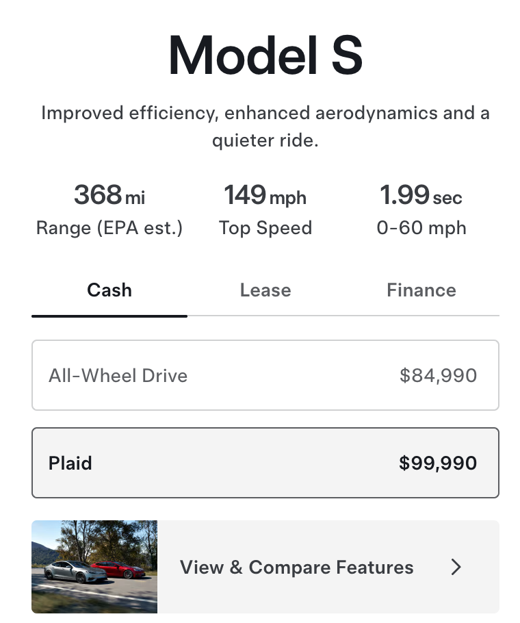 特斯拉发布 Model S/X 小改款,美国网友怒斥:不想卖直说