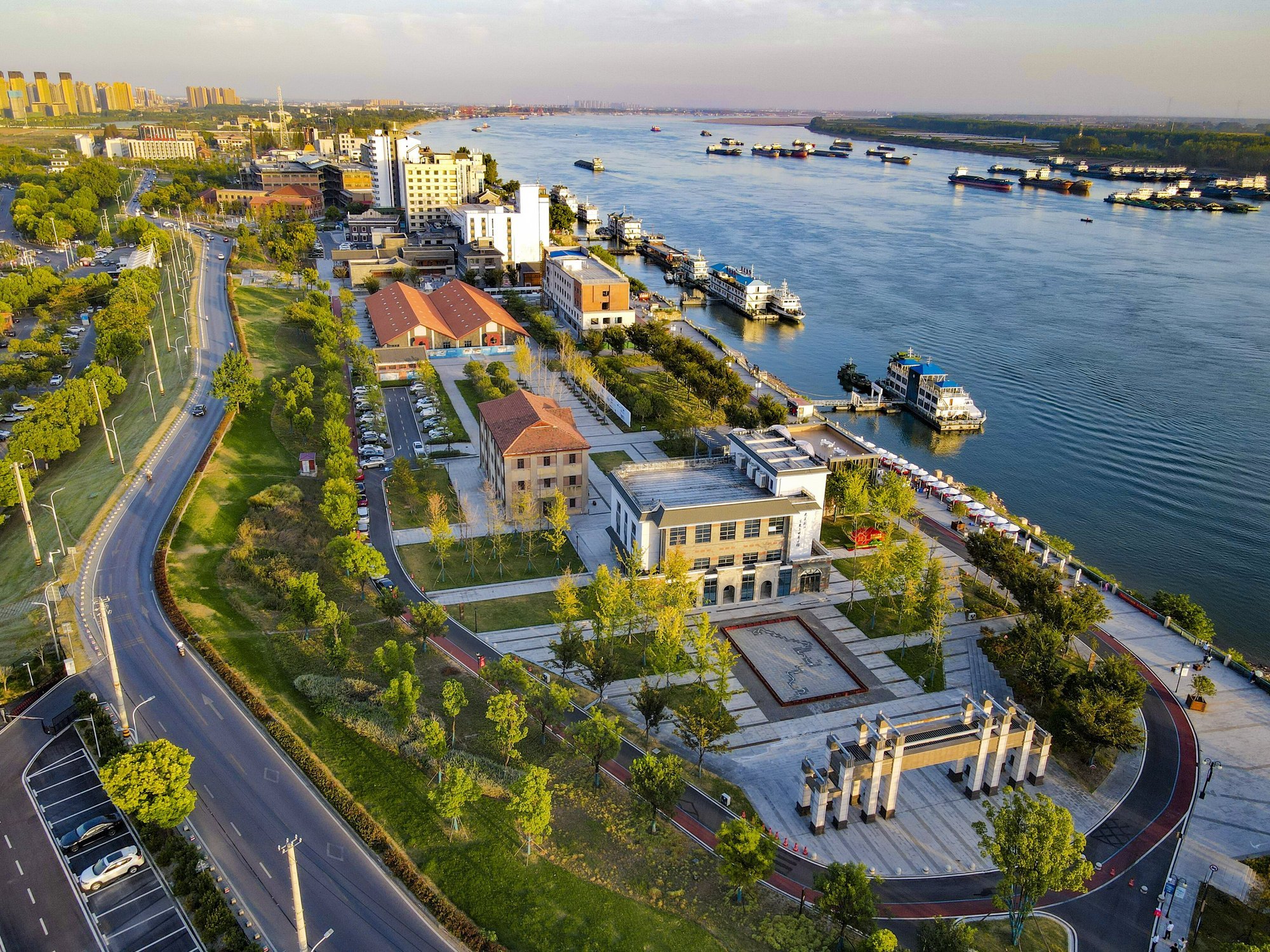 沙市碼頭(央廣網(wǎng)發(fā) 荊州市融媒體中心供圖)