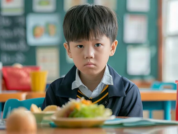 校園餐難吃已經是長久的問題 / AI制圖(諾言)