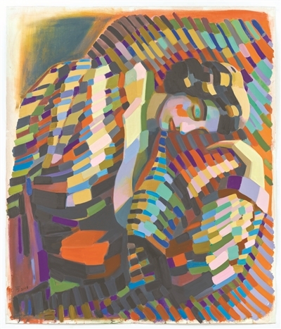 陈可 《睡梦中的安妮》 2024 布面油彩 133×113.5cm 图片由艺术家和星空间提供