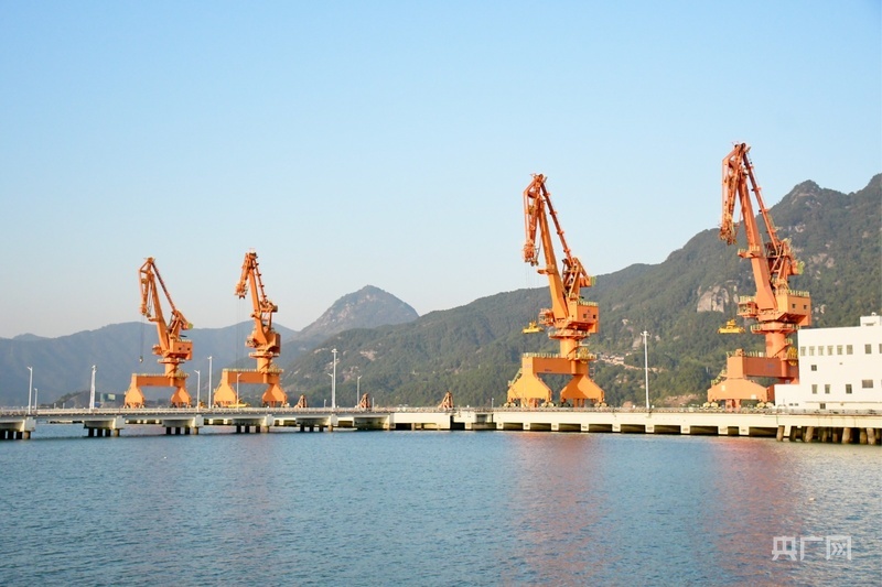 三都澳港漳湾作业区(央广网发 张语欣 摄)
