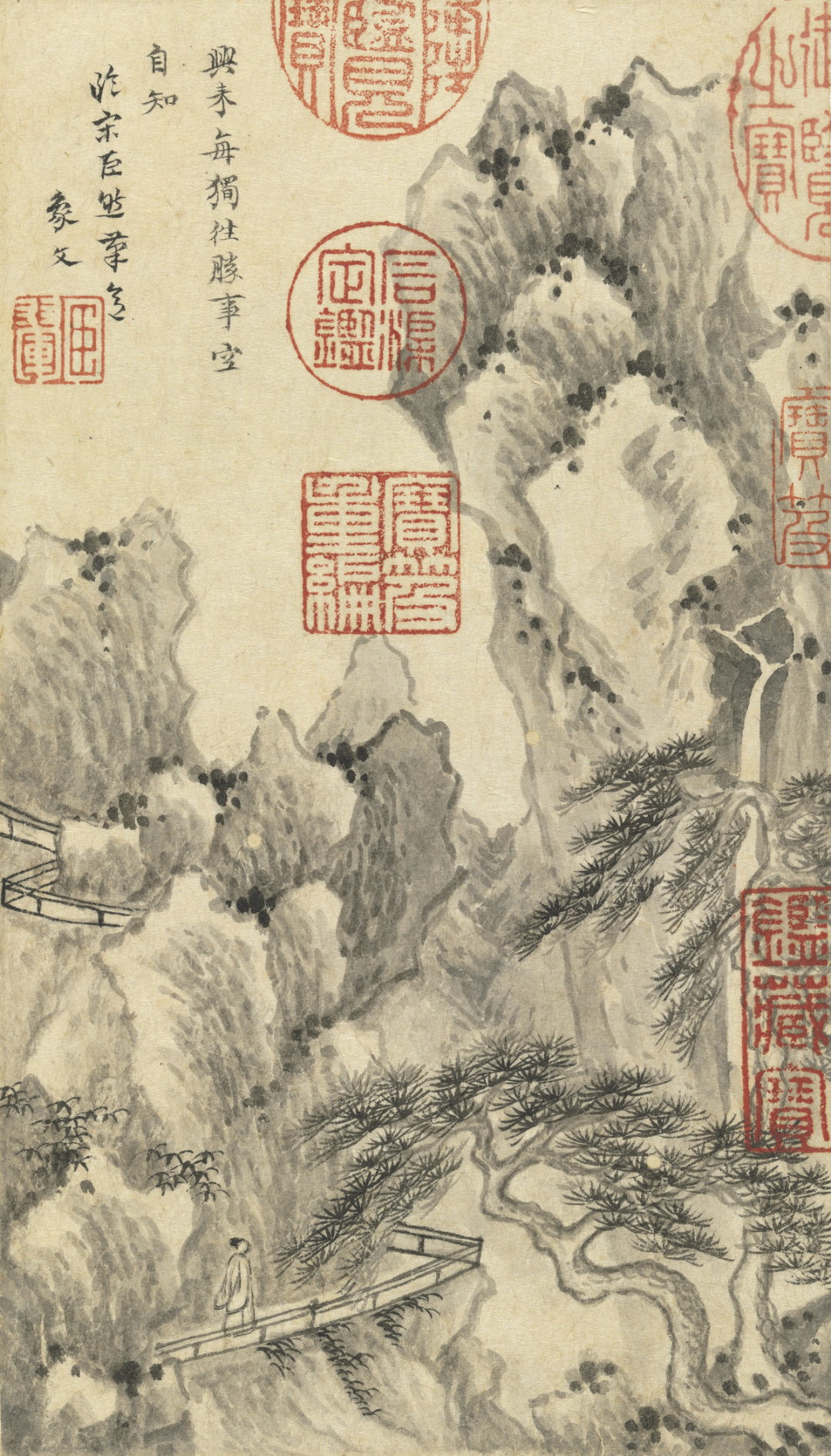 【模寫】中國画 石谷王翬絵 清時代 中國古美術 王翬（王石谷）の作品の価格相場と買取・鑑定査定・オークション