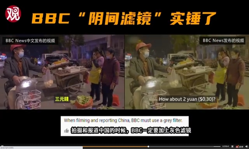 BBC在中国新冠疫情结束之后,用“阴间滤镜”回访武汉