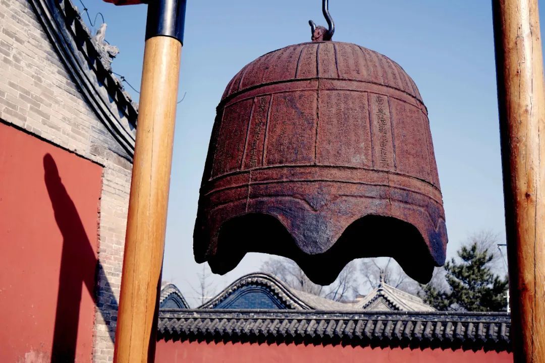 阁院寺辽代“飞狐大钟”,铸造于1114年。摄影/本刊记者 倪伟