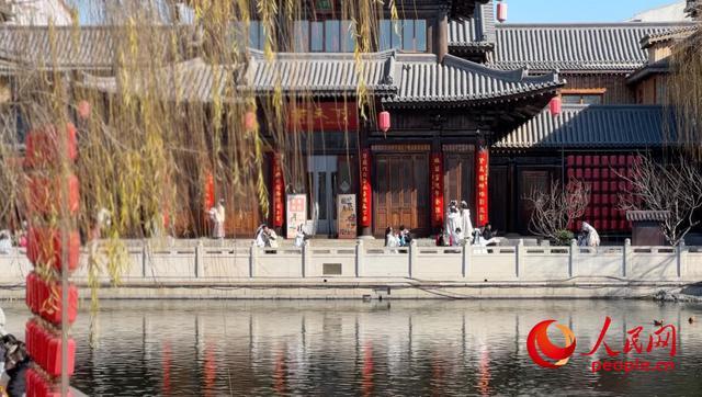 洛陽(yáng)市洛邑古城街景。人民網(wǎng)記者 游天燚攝