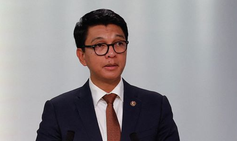 △馬達加斯加總統(tǒng)安德里·拉喬利納(資料圖)