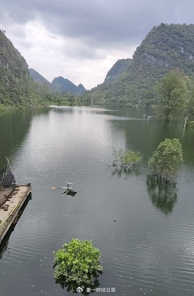 10月12日的大进屯水位 受访者供图