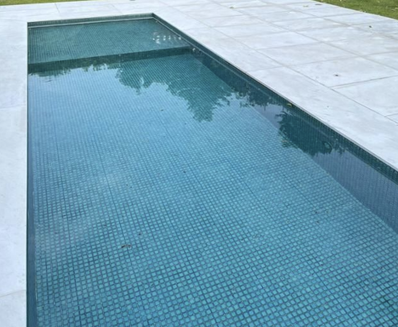 ▲朴弘根在社交平台上发布的在总统官邸拍摄到的疑似宠物游泳池