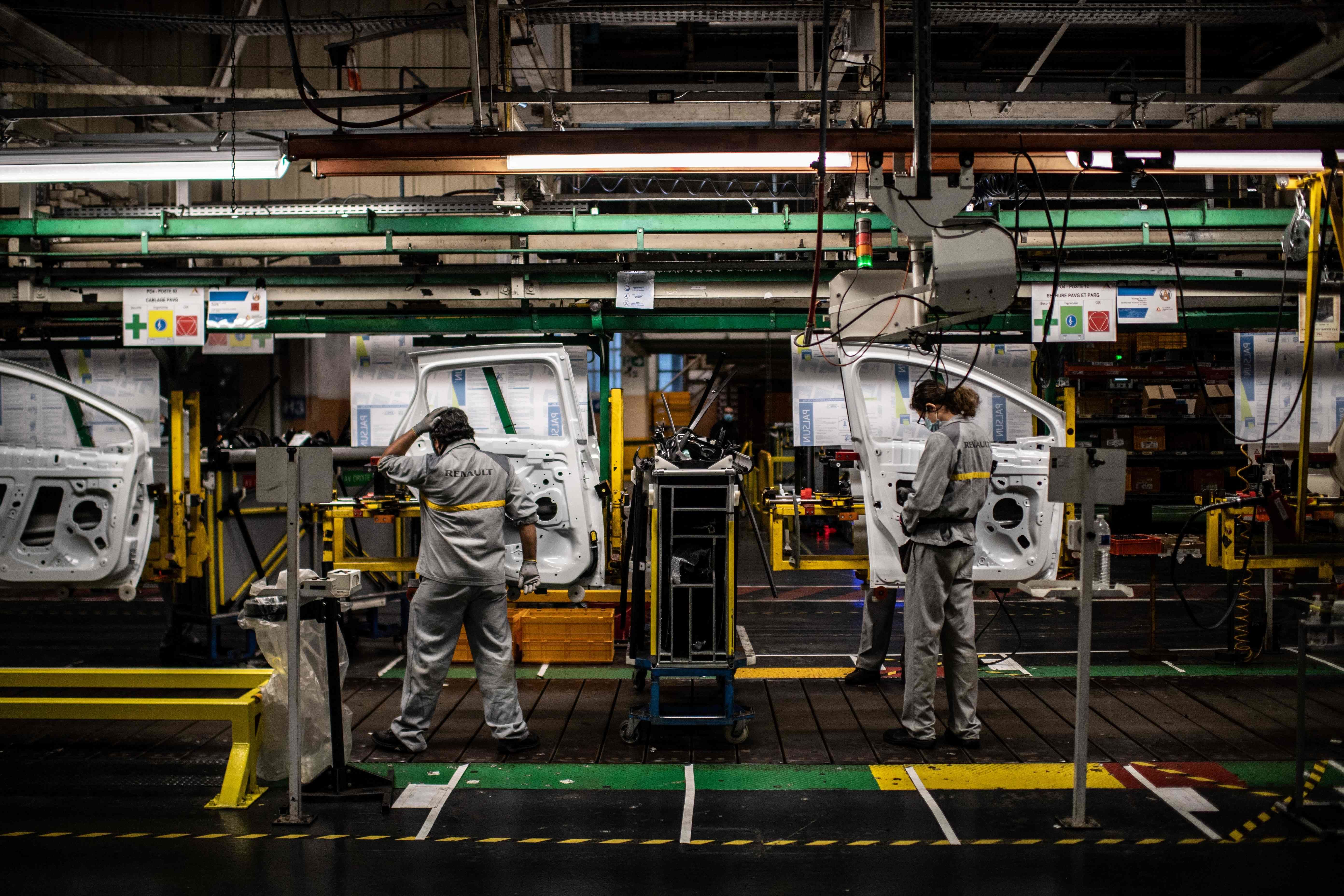 位于法国弗林的雷诺汽车生产线 视觉中国