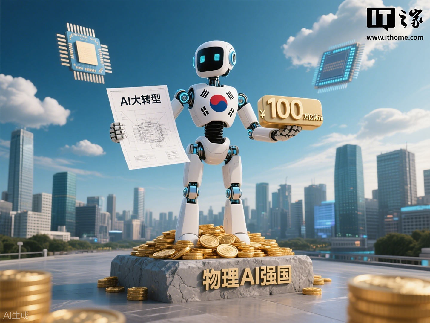 韩国设立规模超100 万亿韩元基金，发展AI 产业等_凤凰网