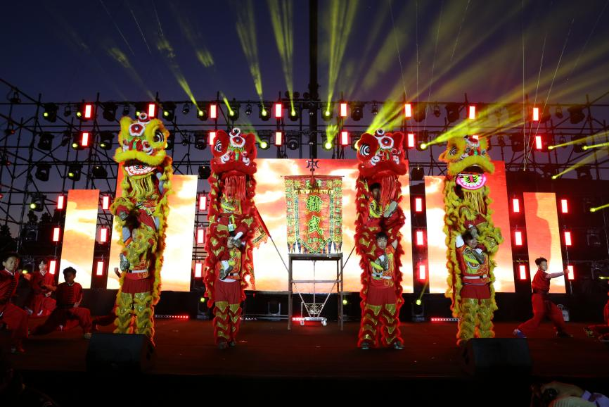 “津精有味·武林狂欢”嘉年华活动现场(央广网发 精武镇供图)