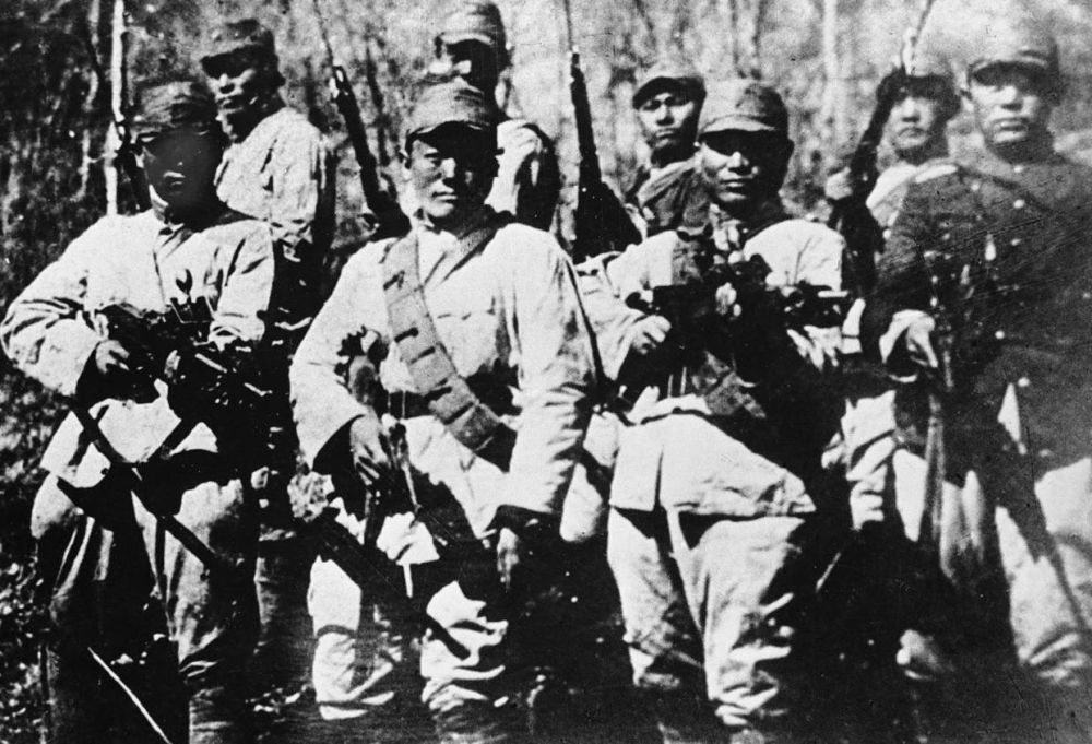 这是抗联第一路军第二方面军之一部。新华社资料片
