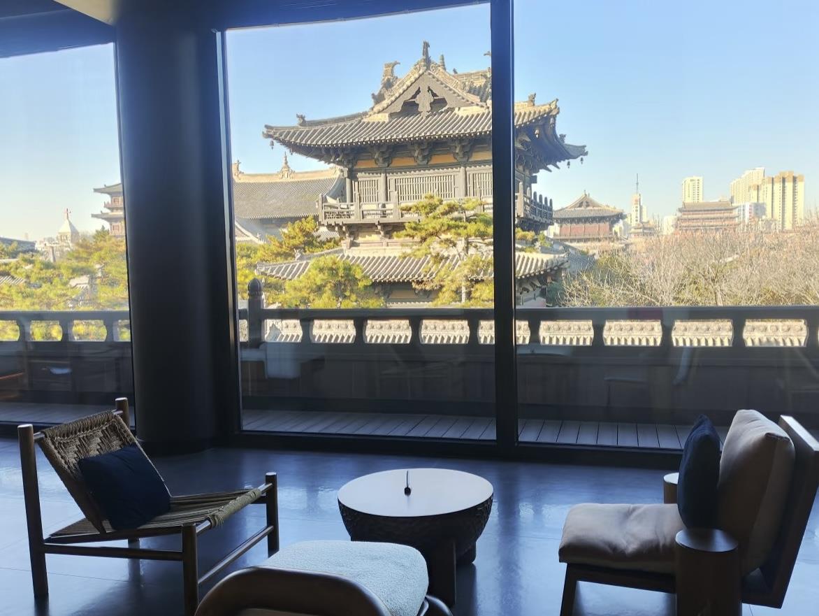 民宿落地玻璃窗 来源:网友供图