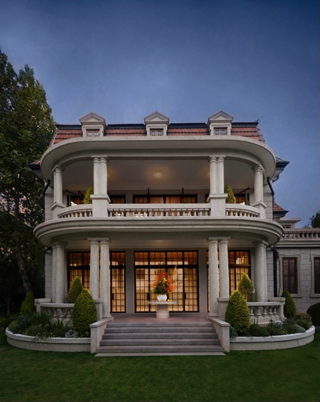 ·EHB餐厅所在的上海东平路11号别墅。(EHB餐厅官方微博)