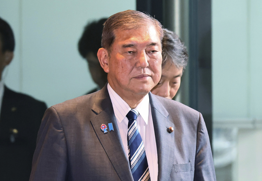 日本首相石破茂 视觉中国 图