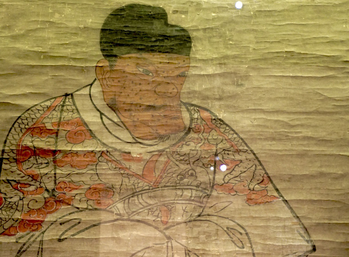 明人绘《明太祖朱元璋异形像》局部