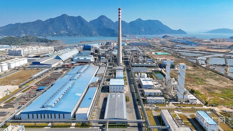 中铜东南铜业厂区航拍(央广网发 曾凯 摄)