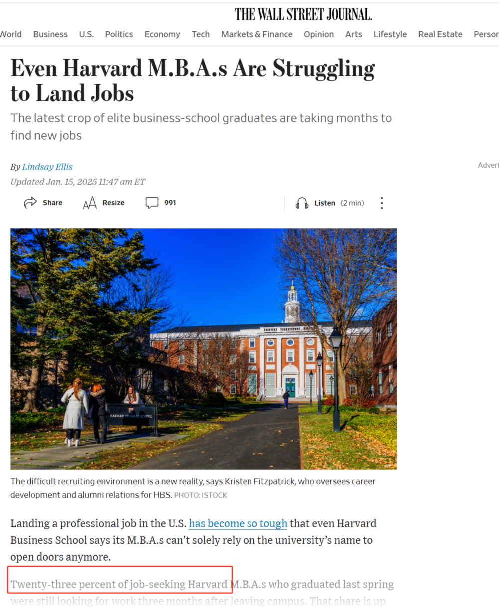 23%哈佛毕业生找不到工作,世界真的变了