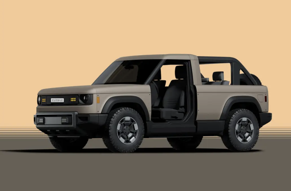 Slate 加上汽车套件可以秒变 SUV｜图源：Slate