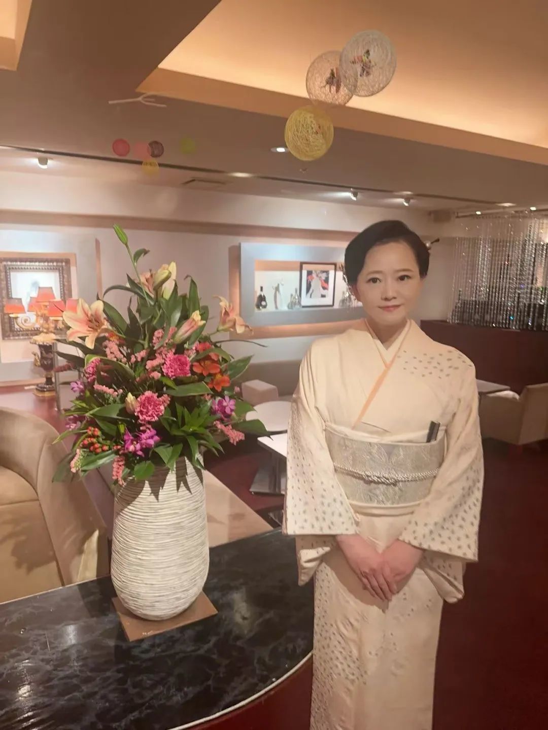 正在准备迎接客人的市川理惠