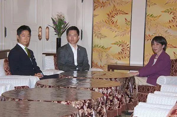 10月15日,高市早苗与日本维新会代表举行会晤 图片来源:央视新闻