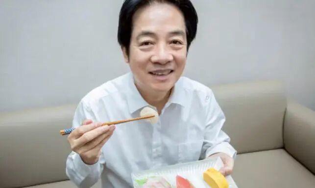 ▲赖清德20日发布吃日本寿司照片(图源:社交媒体)
