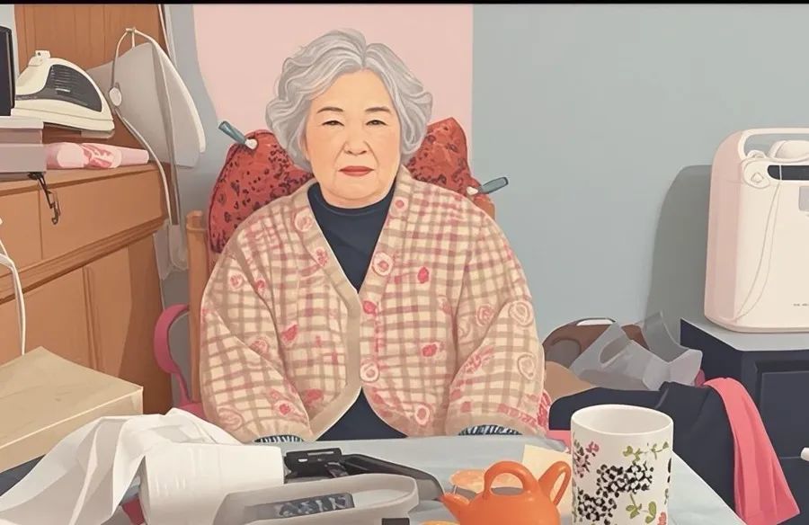 秋金的卧室,是她的“家中家”。