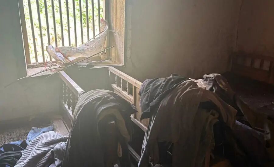 残障人员在这位包工头家中睡觉的房间。 杨书源 摄