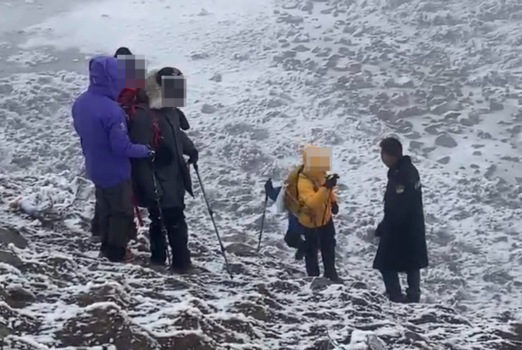 ▲易某等人非法穿越朗卡之心