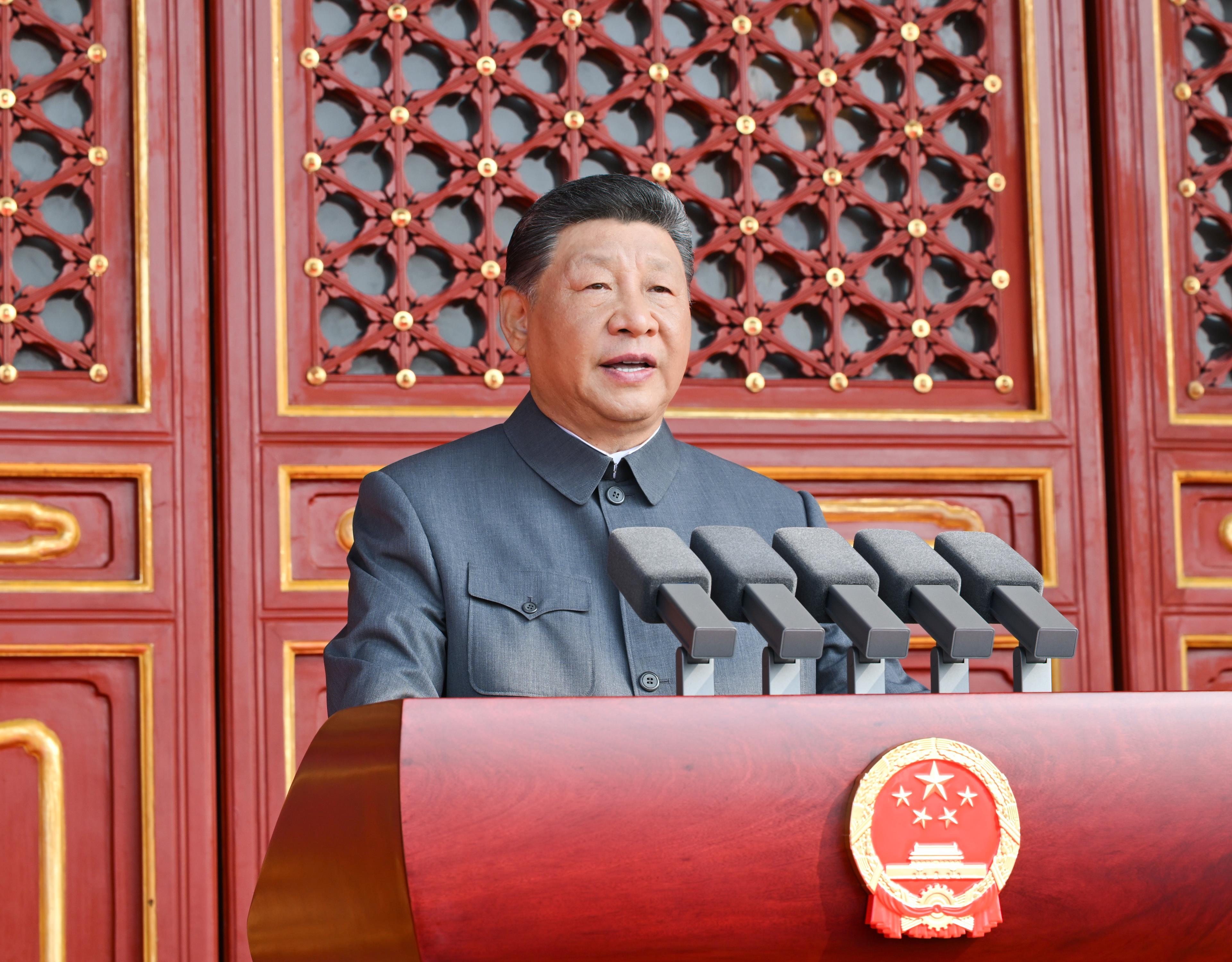 △2025年9月3日,习近平总书记出席纪念中国人民抗日战争暨世界反法西斯战争胜利80周年大会,并发表重要讲话。