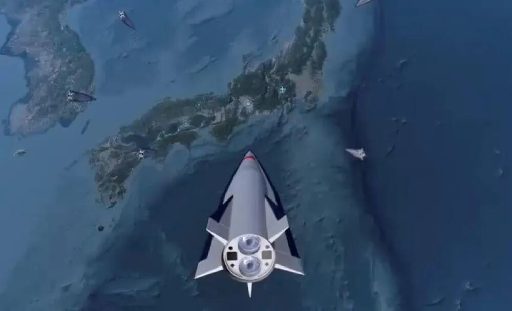 驭空戟-1000有很特别的五翼面尾翼