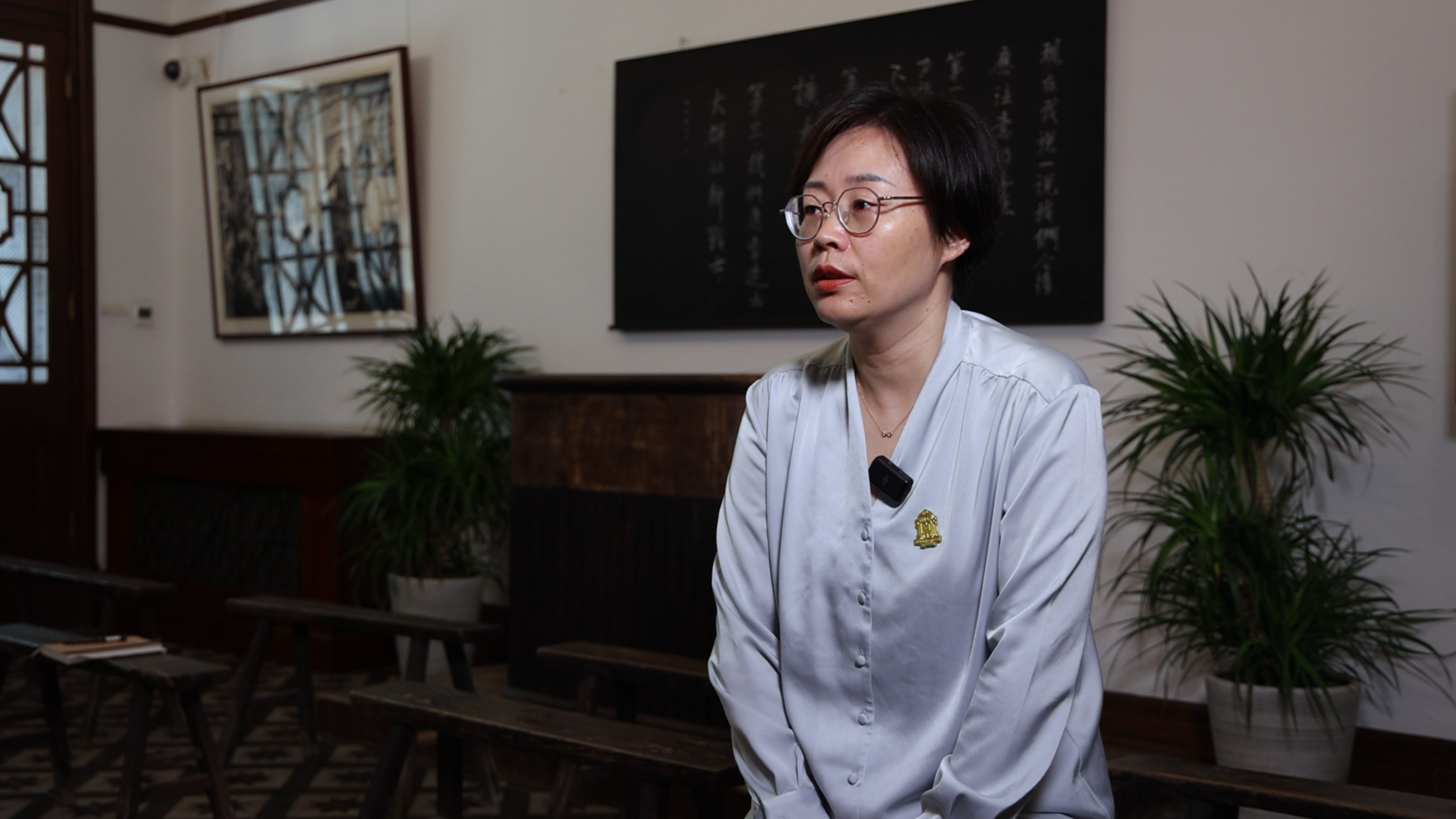 中共四大纪念馆副研究馆员顾良辉。