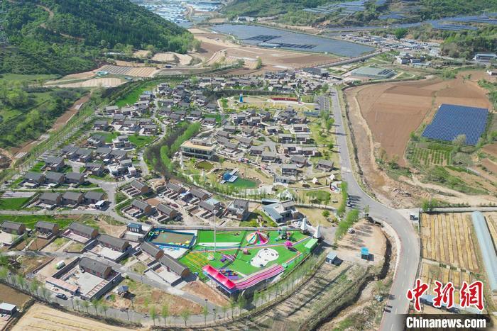 图为弓阳村(无人机照片)。杨昊泽 摄