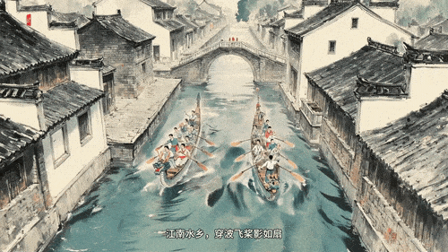 文化中国行 | AI赛龙舟，古人到底多会“划水”？