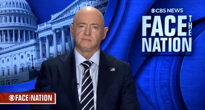 马克·凯利周日接受CBS节目采访。视频截图