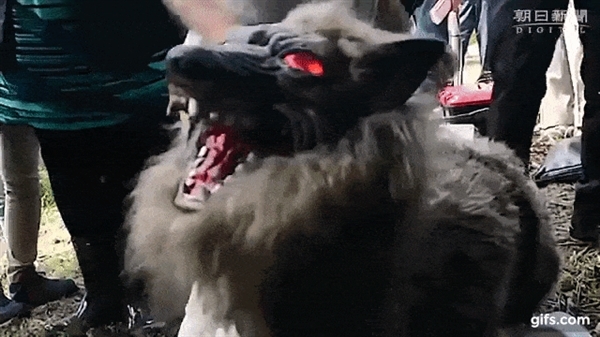 眼睛闪着红光、90分贝噪音 日本多地用“机器狼”驱赶熊