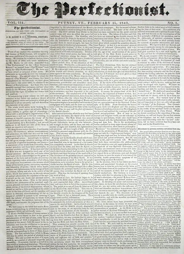 《完全主义者》卷期,诺伊斯编,