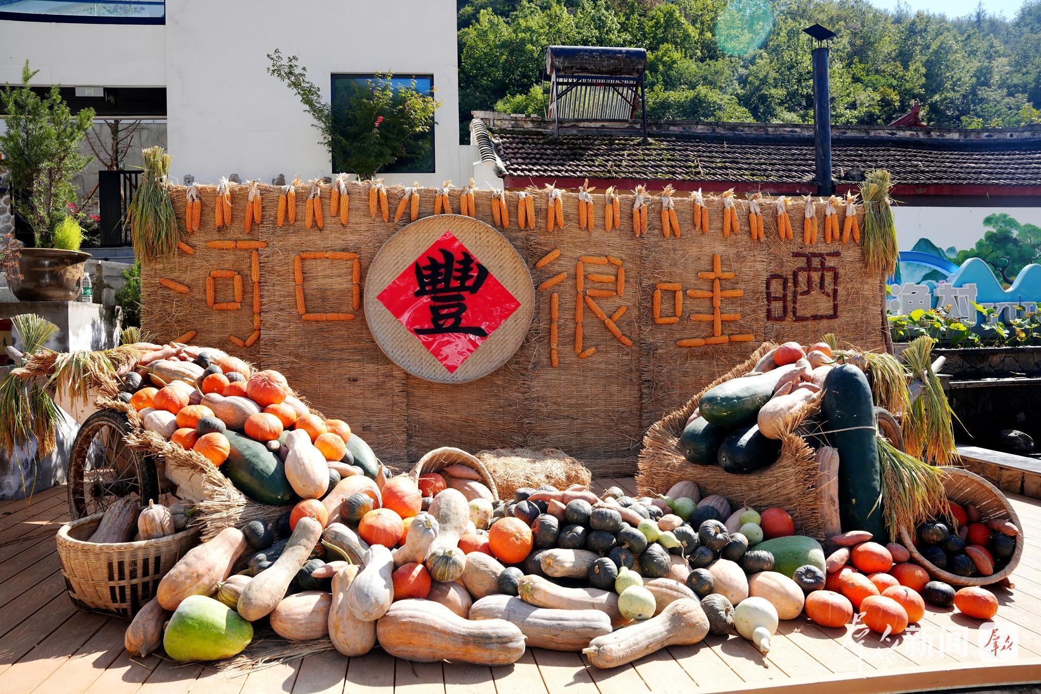 留侯镇营盘村一处乡村景观。通讯员 刘康摄