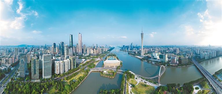广州珠江两岸风景。广州日报全媒体记者苏俊杰 摄