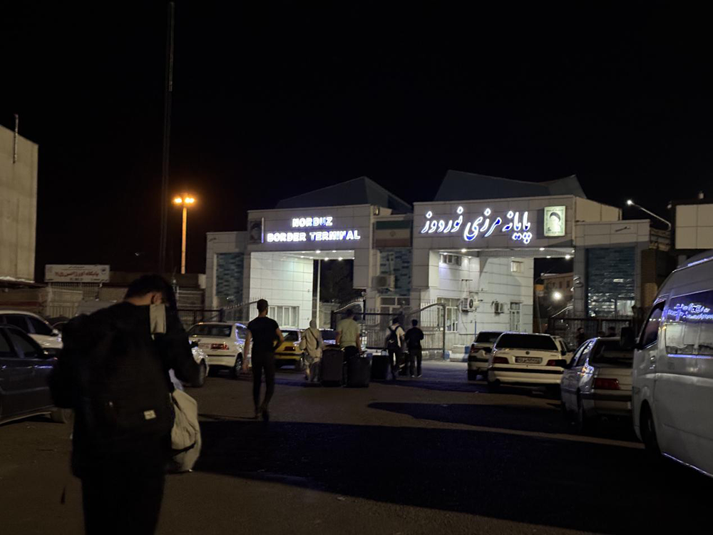 到达Nordooz口岸。谢书缘 摄