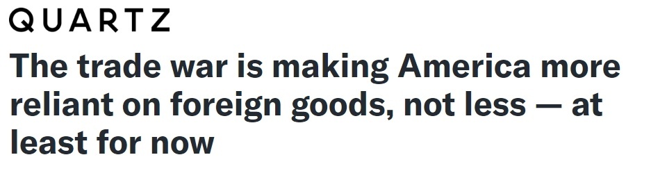 美国“石英”财经网报道截图