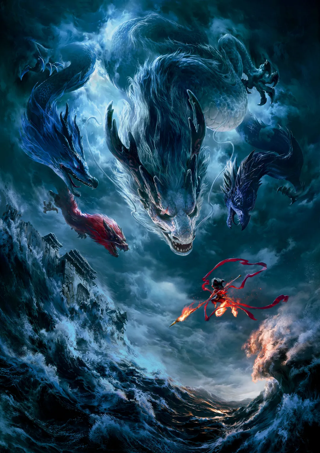 《哪吒之魔童闹海》海报。