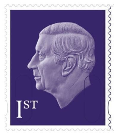 英国皇家邮政一等邮票 图源：英媒