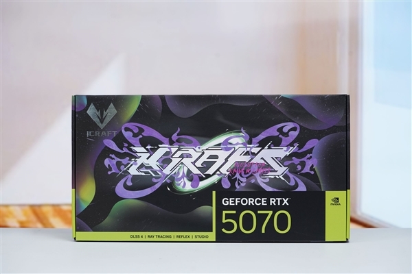 第四代电竞之心!铭瑄RTX 5070 iCraft OC 12G图赏