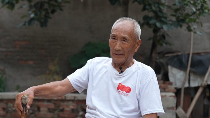 郑在元老人描述自己记忆中的运河支队