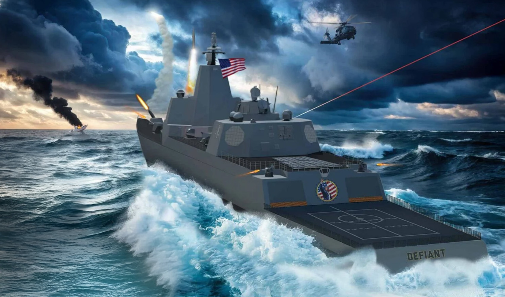 “特朗普”级战列舰想象图