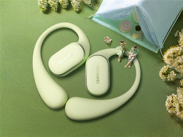 华为首款开放式耳挂耳机!华为FreeArc官图发布