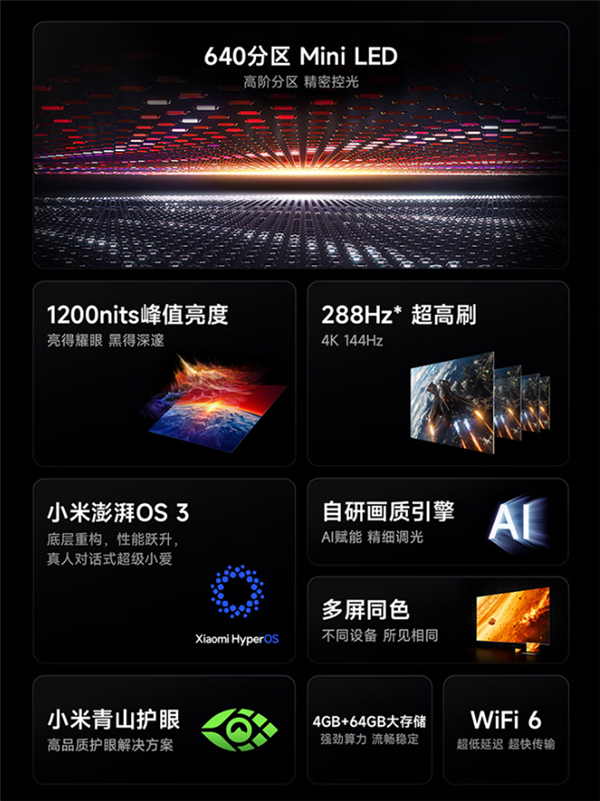REDMI电视X 2026今晚发布！REDMI首款高阶分区Mini LED电视