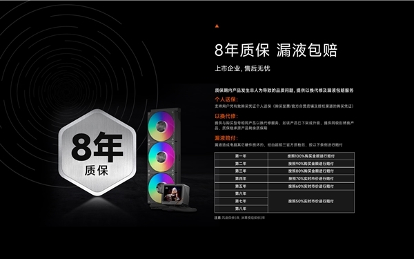 水冷8年超长质保!超频三北境GT360上市:889元