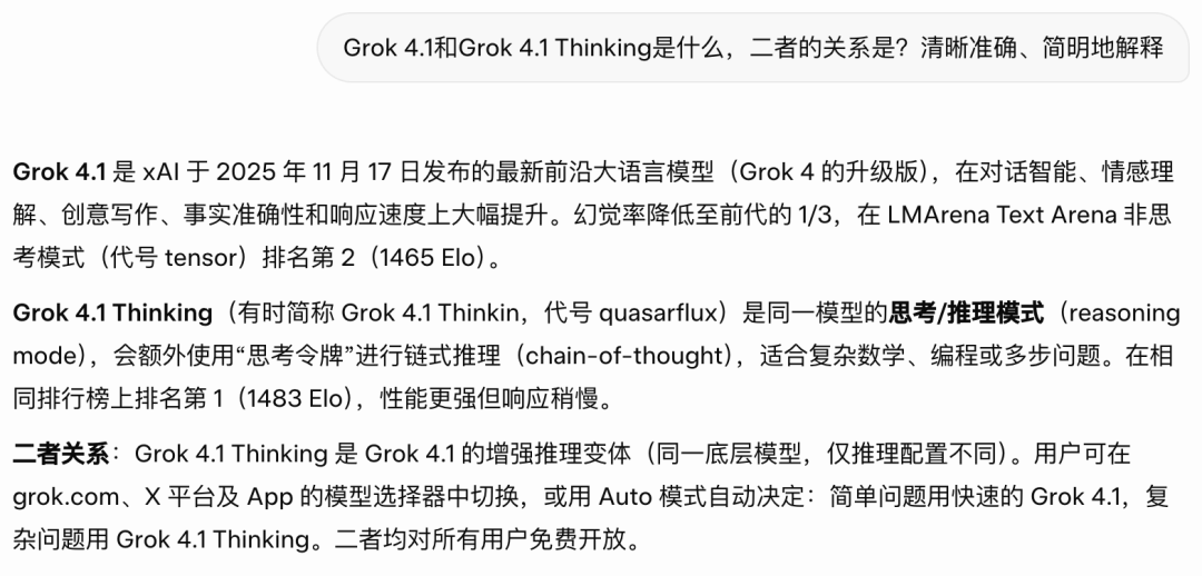 马斯克抢先谷歌一步放大招,Grok 4.1登顶LMArena,创意写作直逼GPT-5.1